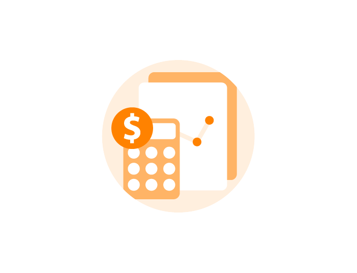 Financials and reporting_orange