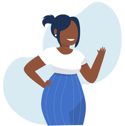 Person waving