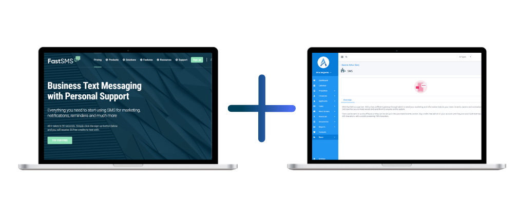 Fastsms mockups