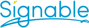 Signable logo