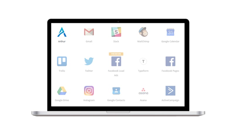 Zapier mockup